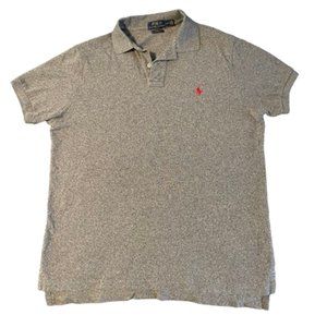 Polo by Ralph Lauren - Men's L "Custom Fit" Heather Gray Polo